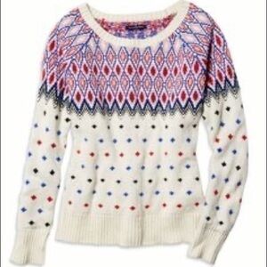 American Eagle Print Sweater